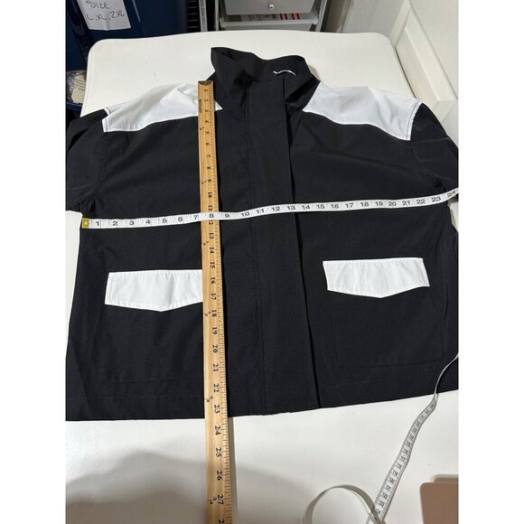 Isabella Activewear Women's Cropped Bomber Jacket Forza Stretch Size M NWT - Picture 7 of 7